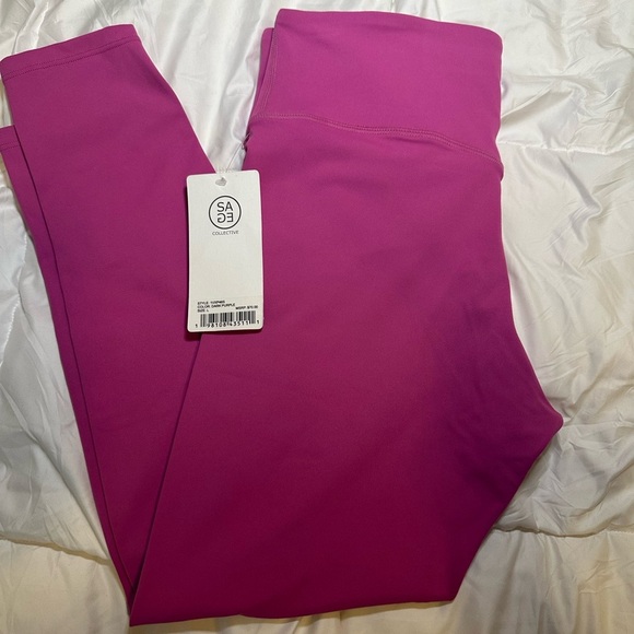 Sage Women's Track Pants in Vibrant Pink - Picture 1 of 4